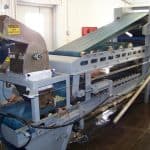 The belt press in action